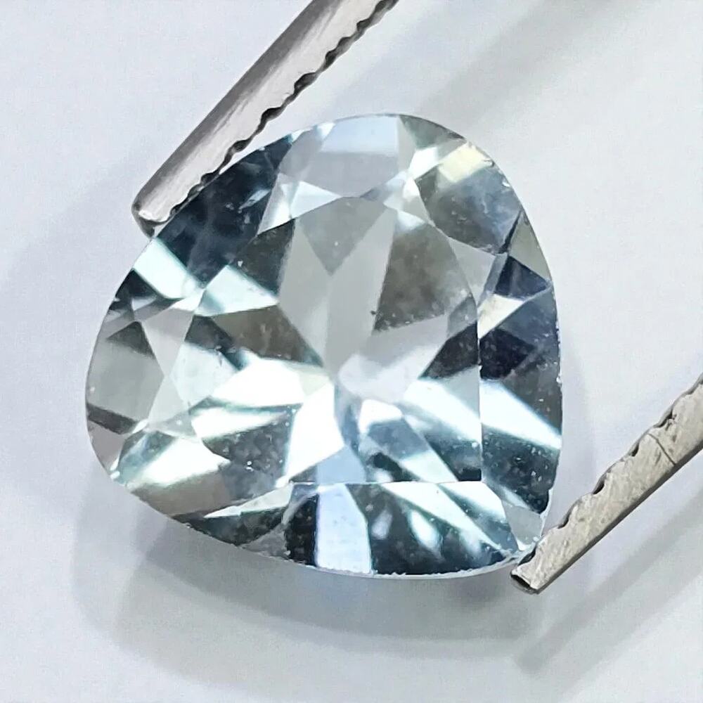 2.32 Ct Natural Blue Topaz Irradiated 8.8x8.6mm Loose Gem